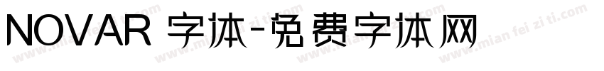 NOVAR 字体字体转换